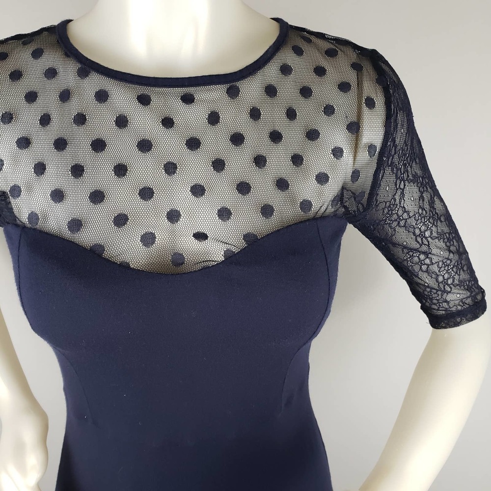 VICTORIA'S Secret Swiss Dot Illusion Jersey‎ Dress - Picture 9 of 10